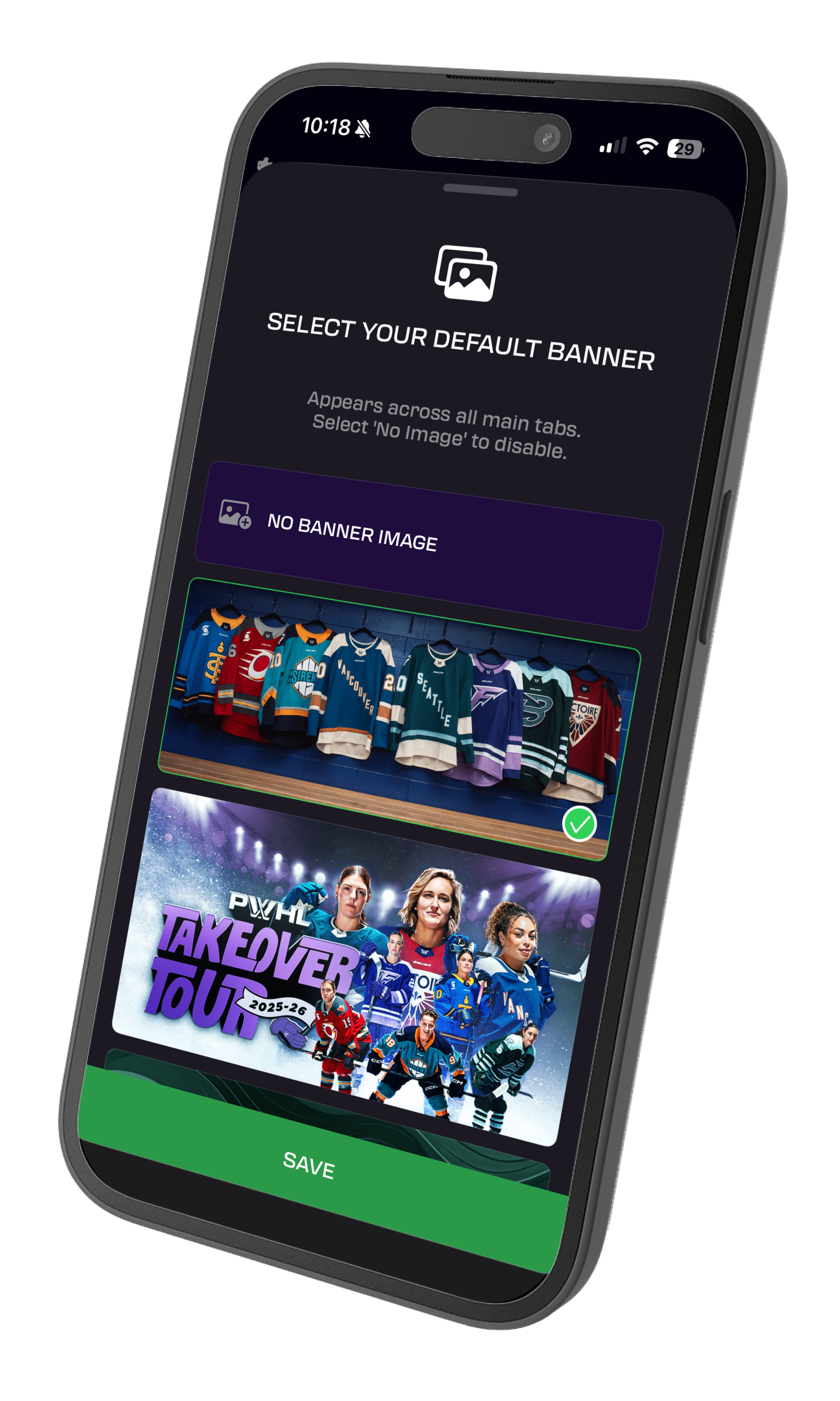 Default Banner Feature