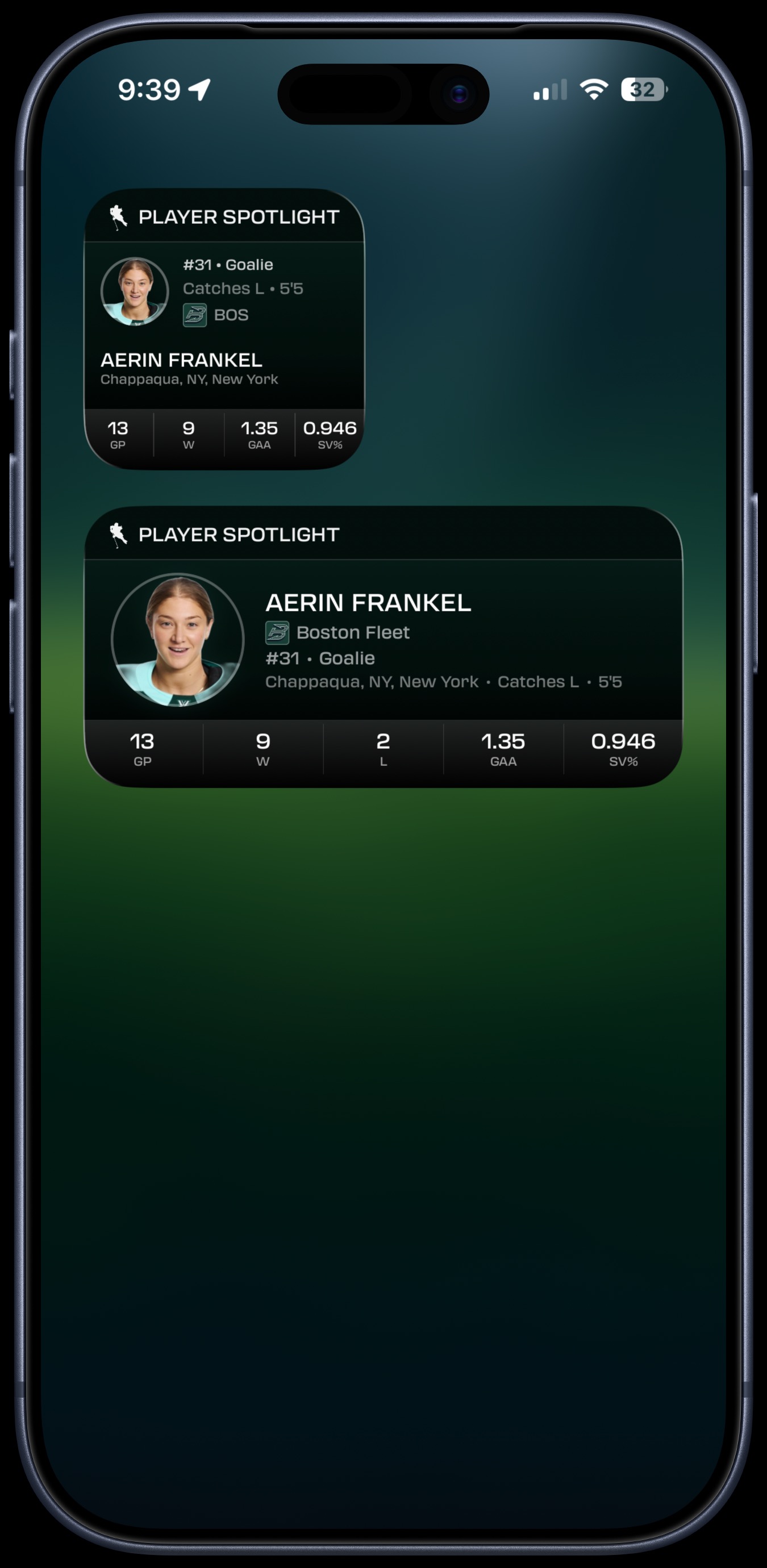 Player Spotlight — Aerin Frankel, BOS Goalie